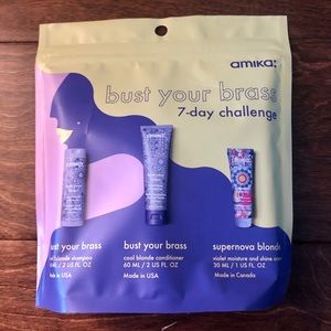 NIB Amika Bust Your Brass Deluxe Samples
